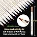 Metallic Marker Paint Pens, 15Colors Calligraphy Brush Pens for Brush Lettering, Easter Egg, Scrapbook DIY Photo Album, Art Rock Painting, Brush Tip