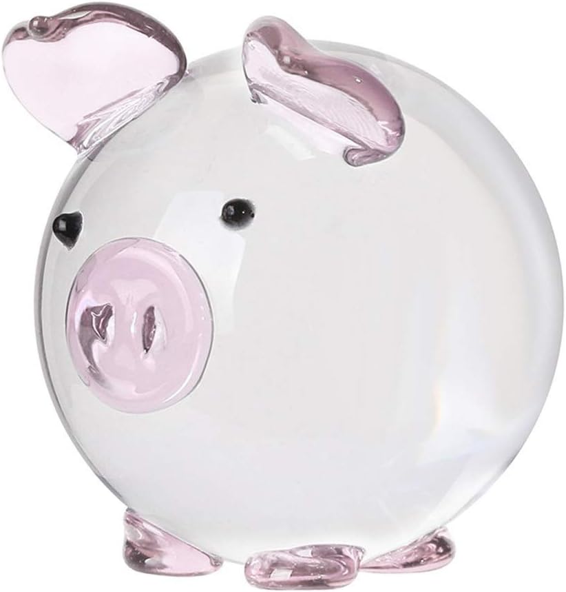 Crystal Pig Mini Animal Glass Pig Home Desktop Birthday Christmas
