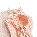Bigface Up Baby Girls Eyelet Lace Breathable Bonnet Sun Protection Hat Christening Bonnet(Pink)