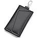 Aladin Leather Pocket Key Organizer Case with 6 Hooks & 1 Car Key Fob Holder