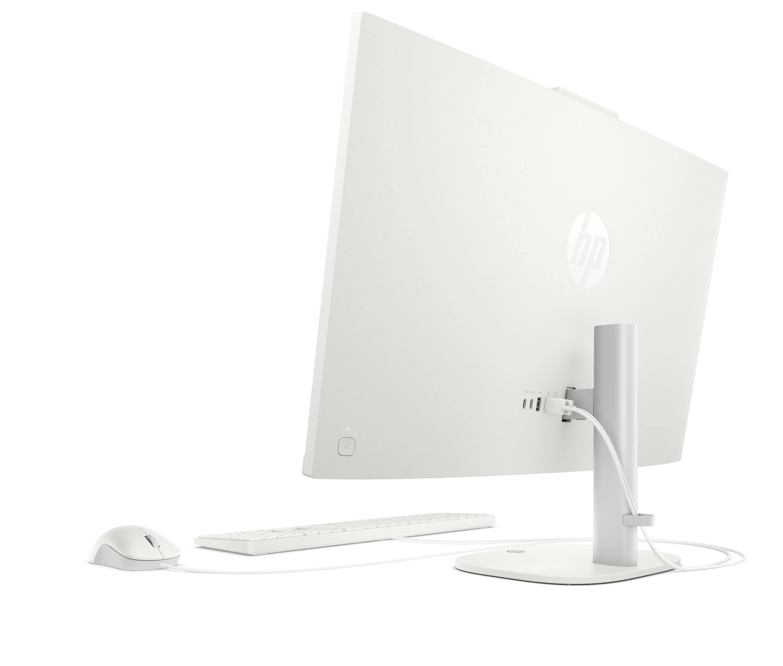 HP OmniStudio 27-cv0205ng All-in-One KI PC, 27 Zoll Entspiegeltes IPS Display, AMD Ryzen 5, 16 GB LPDDR5, 1 TB SSD, AMD Radeon Grafik, Windows 11 Home, QWERTZ Tastatur, Cotton White 4