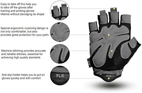 Fitness Gloves Ultralight Training and Exercise Accessory for Men and Women Unisex + Carabiner Waterproof Bag and Cooling Towel