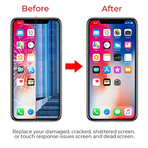 SZRSTH Compatible with iPhone X Screen Replacement 5.8 inch with 3D