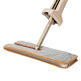 Haerbin Lazy Double Sided Mop And 360 Spin Automatic Squeeze 38cm Cloth Mop