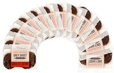 Grey Ghost Bakery Chocolate and cayenne Sweet Heat - Chocolate Cayenne Cookies 12 of Individually Wrapped 1.4oz 2 packs (approx 24 cookies)