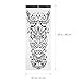 Rosenice Temporary Tattoo Sticker Arm Fake Tattoos Long Lasting for Men 4 Sheets