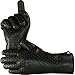Verde River Products Gecko Grip Gloves, Silicone Heat Resistant Grilling BBQ, Oven, Grill, Baking, Smoking and Cooking Gloves, Med-Large, Black