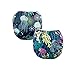 CZCCZC 2016 New Style 2 pcs One Size Reuseable Washable Baby Swim Diapers (style p3)