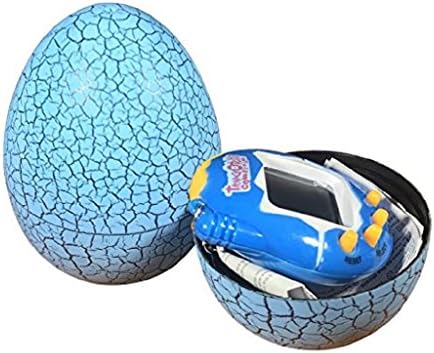Suntree Electronic Pets Child Toy Key Digital Pets Tumbler Dinosaur Egg Virtual Pets (blue)