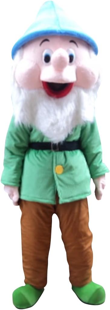 Sinoocean 7 Dwarfs of Snow White Mascot Costume Cosplay Fancy Dress Outfit