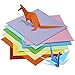 Caydo 100 Sheets Double-Sided Origami Paper 10 Colors 6-Inch by 6-Inch