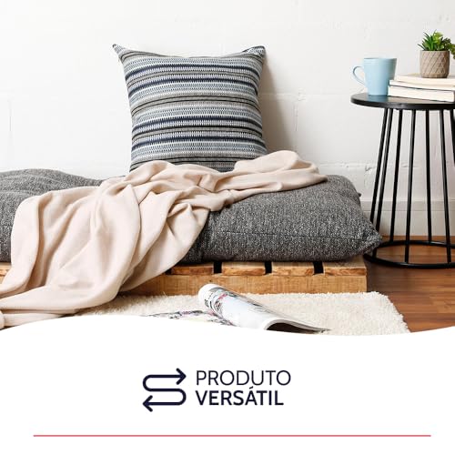 Futon Colchonete Dobrável De Espuma Solteiro Grafite