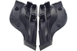 fitfoyo 2Pcs Front Windshield Wiper Side Cowl Extension Cover Trim for Toyota Prius 2010 2011 2012 2013 2014 2015