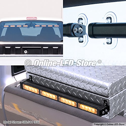 LAMPHUS SolarBlast SBLS84 38" 32W LED Tow Truck Snow Plow Traffic Advisor Light Bar - AMBER