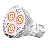 Powstro 10W E27 Dimmable RGB LED Light Bulb 16 Colors Changing Stage Lamp Spotlight with Remote Control For Christmas Decoration,KTV,Patio,AC 85-265V, 1 Pack