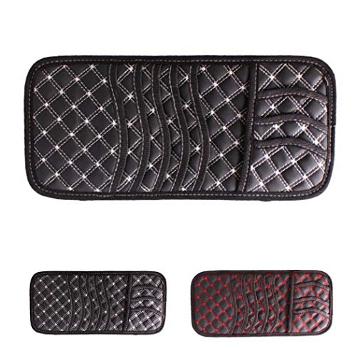 CD Case, COOFIT Portable 5 Capacity CD Wallet DVD Case Sun Visor Organizer Auto Accessories
