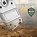 ZIZO Bolt Series iPhone 8 Case Military Grade Drop Tested with Tempered Glass Screen Protector, Holster iPhone 7 case White Gray