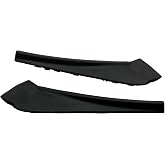 For Nissan Rogue 2014-2020 Front LH and RH Cowl Extension Trim Windshield Wiper Cover Panel Fender 66895-4CL0A 66894-4CL0A, Black