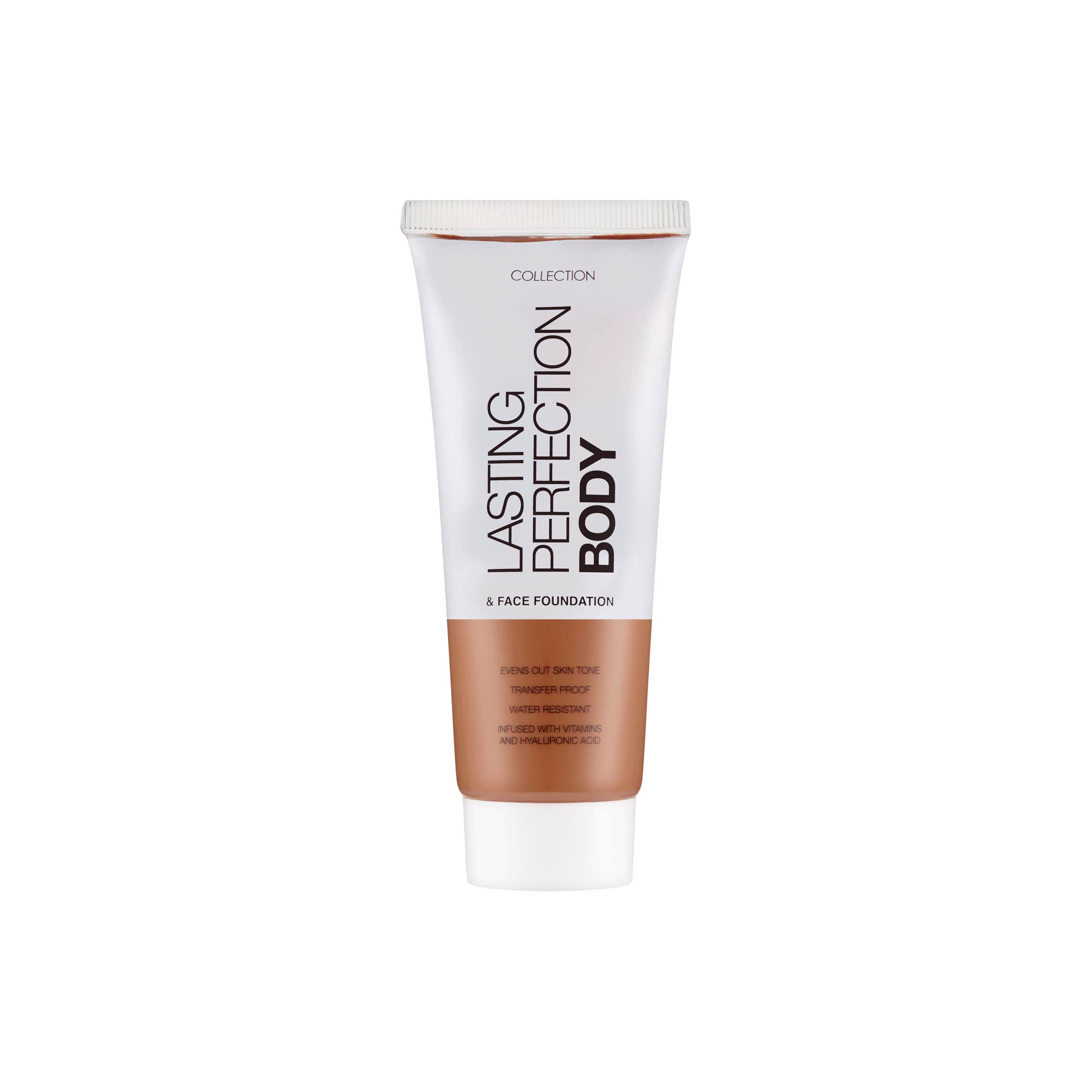 Collection Cosmetics Lasting Perfection Body and Face Foundation, Full Coverage Foundation, 65ml, Tan