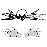Jack Bowtie with Gloves Nightmare Cosplay Costume Neck Tie Christmas Halloween Accessories Prop for Men Women