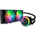 Cooler Master MasterLiquid ML240R ARGB Close-Loop AIO CPU Liquid Cooler, Dual Chamber Pump, 240mm Radiator, MF120 PWM, AMD Ryzen AM5/AM4/Intel LGA1700*/1200 (MLX-D24M-A20PC-RP)