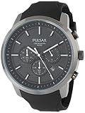 Pulsar Men's PT3205 Analog Display Japanese Quartz Black Watch