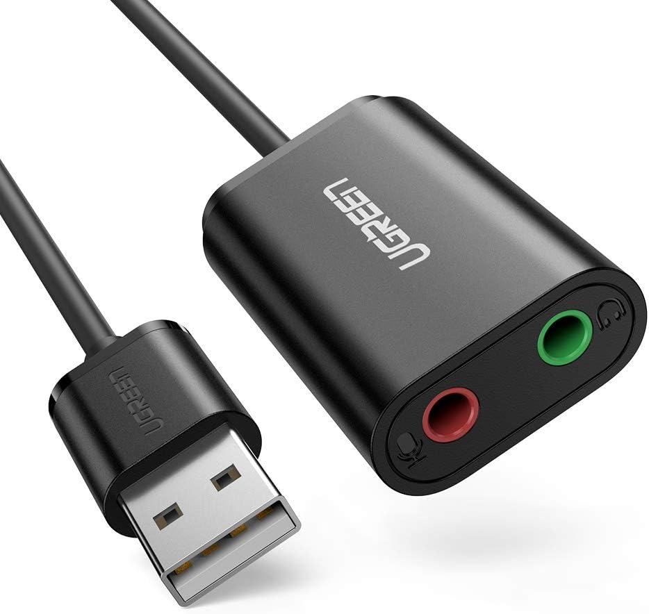 Adaptateur Audio USB Vers 3,5 Mm - Carte Son Externe Virtuelle 7.1, Ports Casque Et Micro, Pour PC Portable Ou Bureau