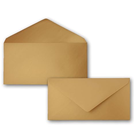 Enveloppes DIN C5 Neuser - Noir, 220x154 Mm, 110 G/m², Lot De 100, Colle à Humecter