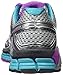 Brooks Women's Adrenaline GTS 17, Silver/Purple, 8 B