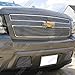 APS Compatible with Chevy Avalanche Suburban Tahoe 2007-2014 Main Upper Tow Hook Stainless Steel SS Chrome Billet Front Grill Grille Insert Combo C67919A