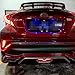 July King 1Pc White LED Reversing Light + Red Light Guide LED Brake Lights + Red Night Running Light for Toyota C-HR 2017 2018 2019