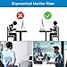 Monitor Stand Riser – Mesh Metal Desk Organizer PC, Laptop,Notebok, Printer Holder with Dual Pull Out Storage Drawerthumb 3