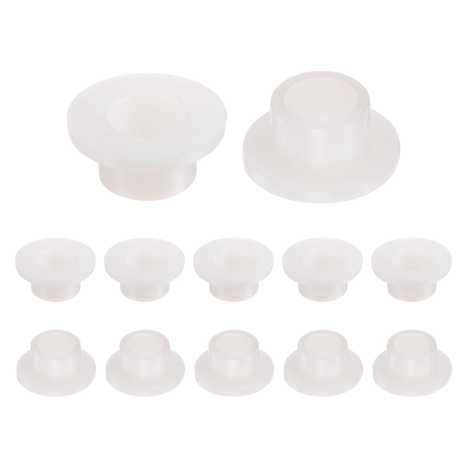 uxcell 12pcs Flanged Sleeve Bearings Plastic