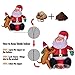 4 Foot Christmas Inflatable Airblown Santa Claus with Puppy Dog Xmas Blow Up Decoration for Home Yard Garden Outdoor and Indoor