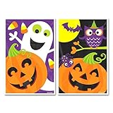 Amscan Family Friendly Halloween Treat Bags, Multicolor, 6
