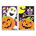 Amscan Family Friendly Halloween Treat Bags, Multicolor, 6" x 4"