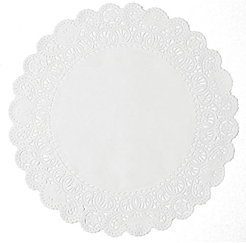Lapaco 5" White Normandy Lace Doily
