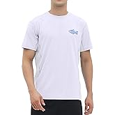 Riverruns Fishing T-Shirt Men’s UPF 50+ Sun Protection Fishing Shirt Short Sleeve Performance Tee #1006