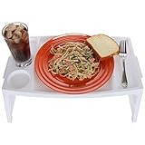 Lap Table Serving Tray With Foldable Legs – Folding Breakfast in Bed Serving Tray – Laptop Stand – By Home-X