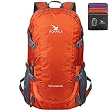 Pokarla 35L Foldable Durable Backpack Travel Hiking Daypack Ultra Lightweight Packable Carry On Bag Unisex Outdoor Sports
