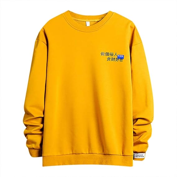 Amazon Lucaso メンズ トップス 長袖 秋冬 トレーナー カットソー Tシャツ ワンポイント 肌着 インナー 面白い 重ね着風 韓国風 裏起毛 厚手 防寒服 あったか 保温 上着 メンズ ファッション パーカー カジュアル 通勤 ストリート 大きいサイズ トレーナー パーカー 通販