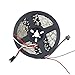 Aclorol WS2812B Individually Addressable RGB LED Strip 5M 60 Pixels/M 5V Programmable 16.4ft 300 Pixels WS2812 Strip Lighting Black PCB Non-Waterproof