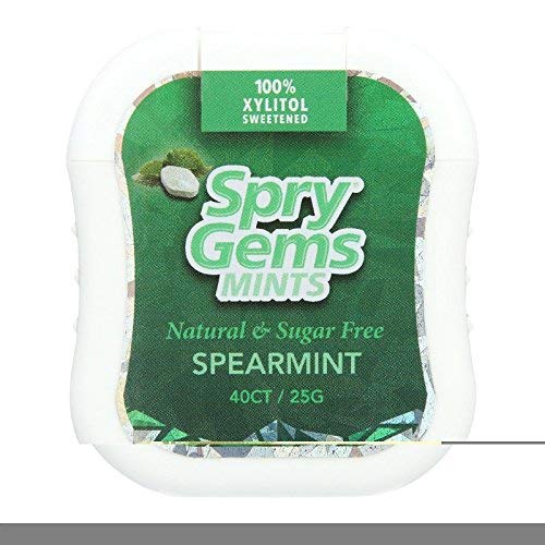 Spry Gems Spearmint Mints 40 Count - //medicalbooks.filipinodoctors.org