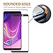 [2-Pack] Samsung Galaxy A9 (2018) Full Coverage Screen Protector Tempered Glass, Zeking 0.33mm 2.5D Edge 9H Hardness [Anti Scratch][Anti-Fingerprint] Bubble Free, Lifetime Replacement Warranty