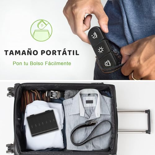MXCOCO Organizador de Pastilla Español, Pastillero con Capacidad Grande para 7 Días y Porciones para Mañana Mediodía y Noche, Pastillero Semanal con 21 Rejillas y Caja Organizada Portátil para Viaje