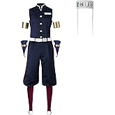 Mens Uzui Cosplay Costume Headwear Set Halloween Party Outfit Uniform Full Set