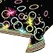 Creative Converting All Over Print Plastic Tablecover, Glow Party