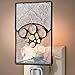 J Devlin Glass Art Stained Glass Night Light, Plug in nightlight for Bedroom/Bathroom/Stairway/Hallway Home Decor NTL 134