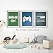 CHDITB Unframed Video Game Themed Art Print Funny Gaming Poster For Man, Set Of 3 (8”X10”) Canvas Gamer Wall Art Artwork For Boys Or Gaming Lovers Room Decor
