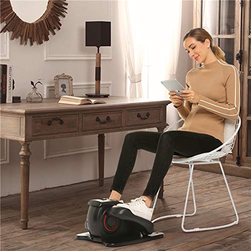 Fast88 Electric Elliptical Machine Trainer，Desk Elliptical with Built